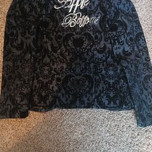 Apple Bottoms Black and Silver Kids Blazer